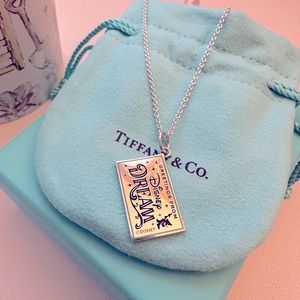 Tiffany & Co. Disney Cruise Dream Postcard Necklace